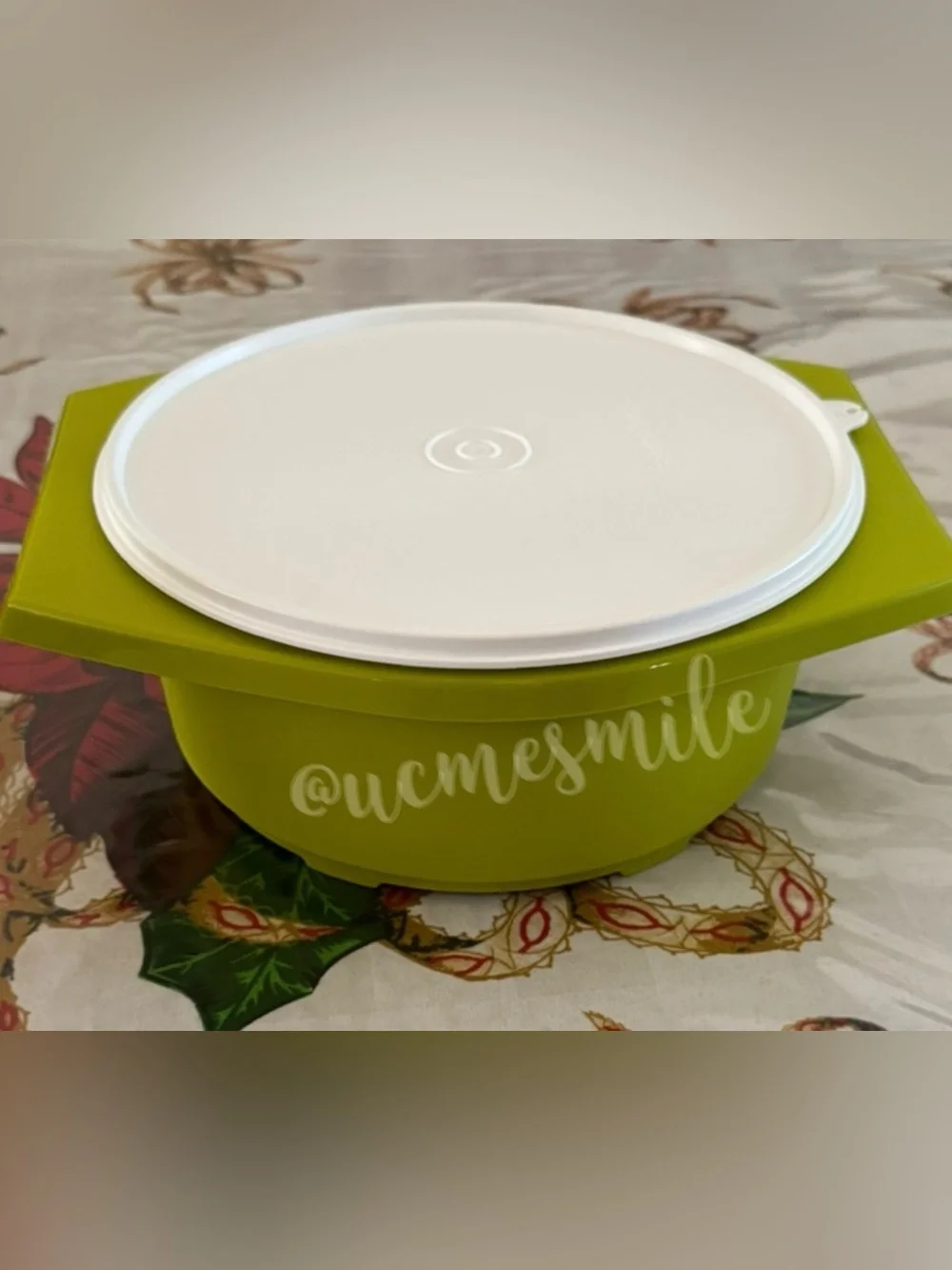 Tupperware Green Tortilla Keeper